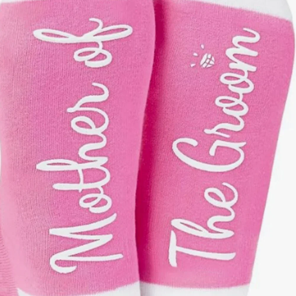 Mother Of The Groom Socks/NEW IN PINK